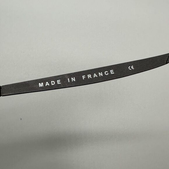 Vintage Minima Polarized Rimless Compact Sunglasses With Leather Case - Picture 11 of 16